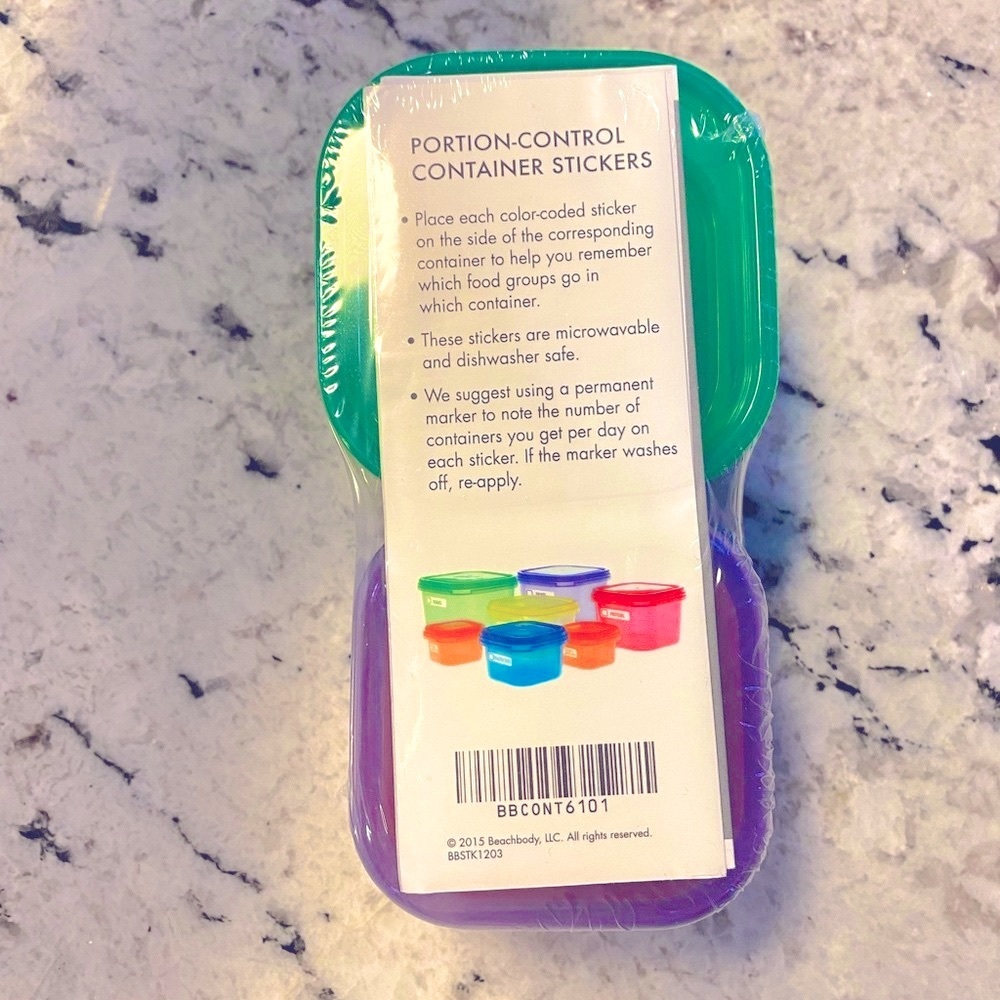 Portion control containers